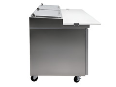 71″ Refrigerated Pizza Sandwich Salad Food Prep Table 8 Pan Work Cooler NSF CSA