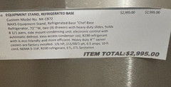 NAKS NK-CB72 Refrigerated Chef Base 72” 4 Drawer Stainless Commercial Equipment