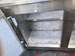 48” used 2 Door Commercial Refrigerated Sandwich Prep Table Works need Repairs