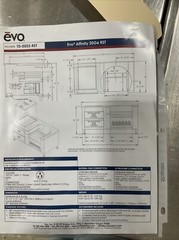 Evo Affinity 30Ge RST Gas Refrigerated Service Table, NG, 120V, 1PH (CSI-688)