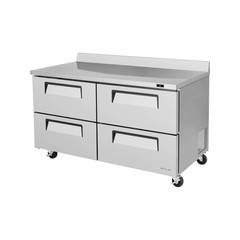 Turbo Air TWR-60SD-D4-N 60″ Two Section WorkTop Refrigerator, 4 Drawers, 16.0…
