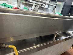 used Cpg 72″ gas countertop griddle with manual control & 4 drawer refrigerated
