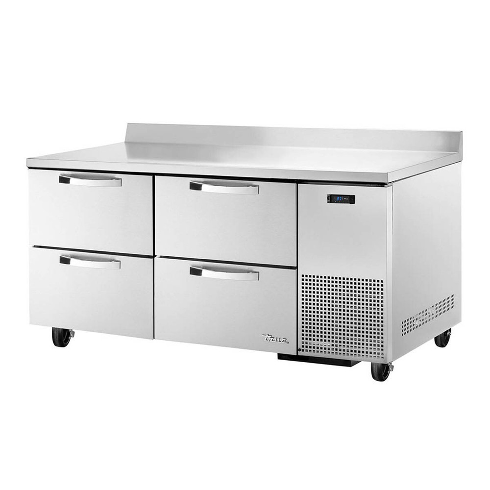 True TWT-67D-4-HC~SPEC3 67″ Four Drawered Deep Worktop Refrigerator, 21 Cu. Ft.
