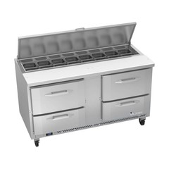 Victory VSPD60HC-16-4 60″ 4 Drawers Refrigerated Sandwich / Salad Prep Table