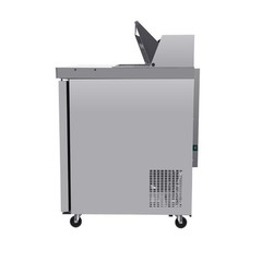 Double-door commercial 60″ Sandwich Prep Table fridge-18 Cu.Ft Low Noise