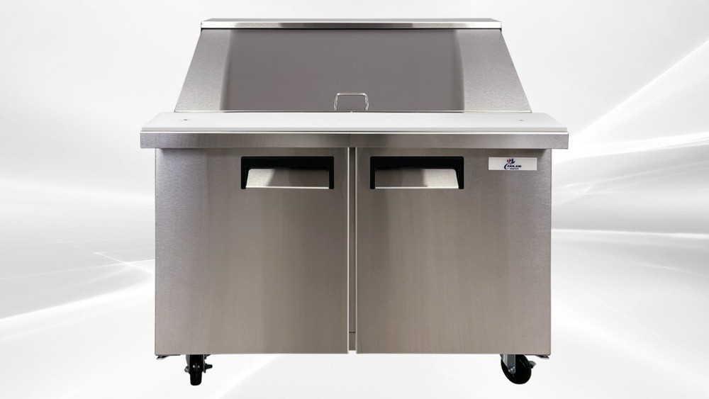 NEW 48″ Commercial Sandwich Salad Prep Table Mega Top Refrigerator NSF ETL