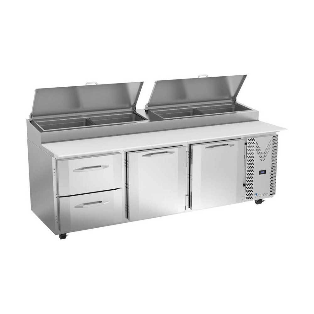 Victory VPPD93HC-2 93″ Refrigerated Pizza Prep Table