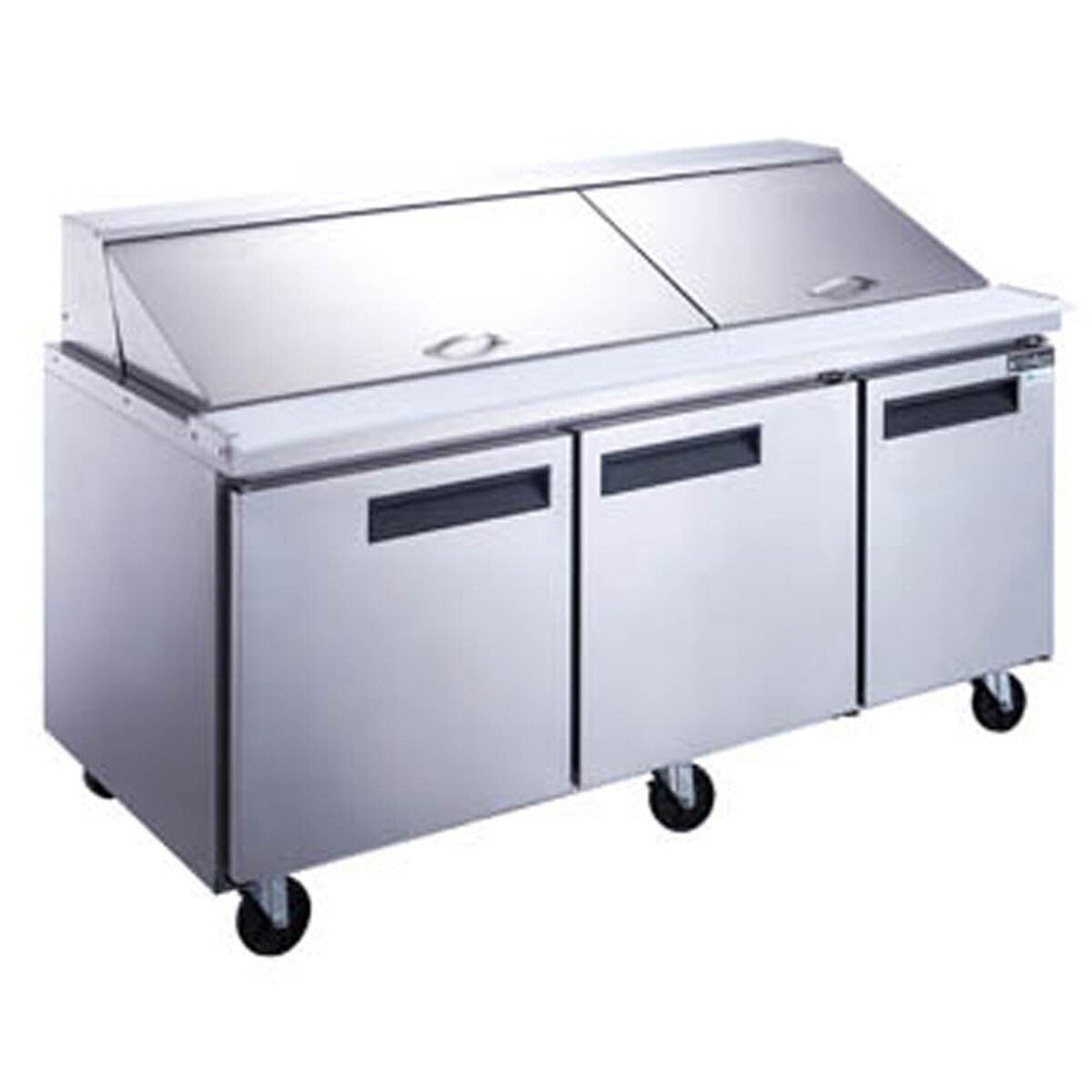 Dukers Appliance Co DSP72-30M-S3 72″ Mega Top Sandwich / Salad Unit Refrigera…
