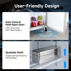 Luxury Stainless Steel Sandwich Prep Table Refrigerator – 48” Dine Fine Solution