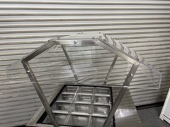 NEW 29″ Salsa Bar Mega Top Refrigerated Topping Station NSF Cooler Dukers 12 pan