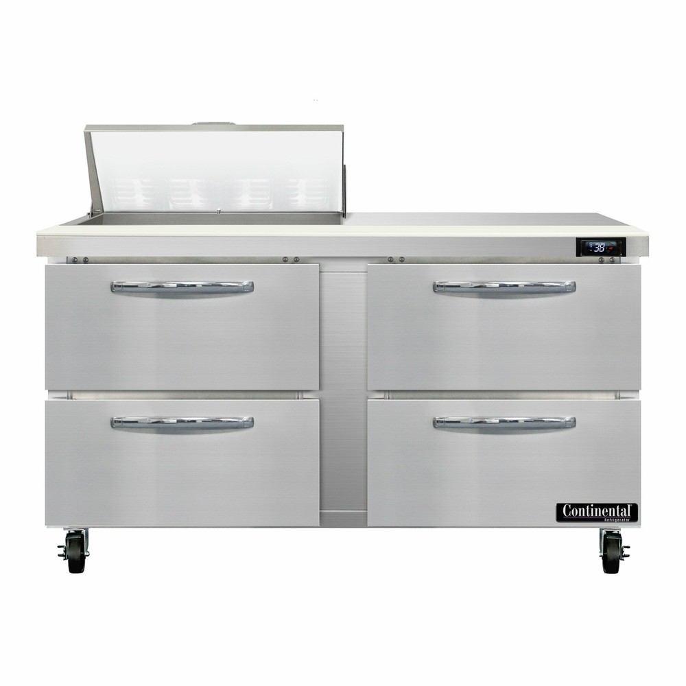 Continental Refrigerator SW60N8-D 60″ 4 Drawer Refrigerated Sandwich / Salad …