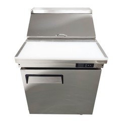 110V 163L Commercial Salad Refrigerator 2-8℃ Sandwich Salad Prep Table w/ 6 Pans