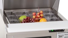 NEW 27″ Commercial Mega Prep Table Sandwich Salad Deli Refrigerator NSF ETL 110V