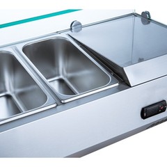 Coldline 60″ Refrigerated Pizza Prep Table Dough Retarder w/ Topping Rail | NSF