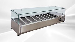60″ Countertop Refrigerated Prep Cooler Table Stainless Steel Sandwich NSF