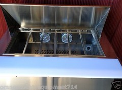 NEW 2 Door 48″ Refrigerated Mega Top Prep Table Cooler NSF Atosa MSF8306GR #1229