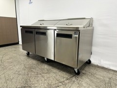NEW 72″ Commercial Prep Table Refrigerator Standard Top Sandwich Salad Pizza NSF