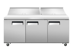 NEW 72″ Commercial Prep Table Refrigerator Standard Top Sandwich Salad Pizza NSF
