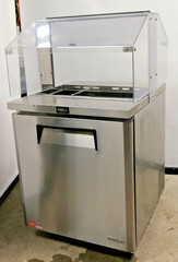 Turbo Air MST-28 M3 Series Sandwich/Salad Unit with Glass Display