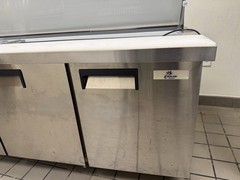 Cooler Depot Commercial Refrigerator with Prep Table 3 Doors