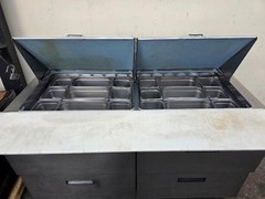 Delfield D4460N-30M 60″ 4 Drawer Mega Top Refrigerated Sandwich Prep Table 24pan