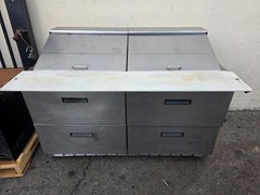 Delfield D4460N-30M 60″ 4 Drawer Mega Top Refrigerated Sandwich Prep Table 24pan