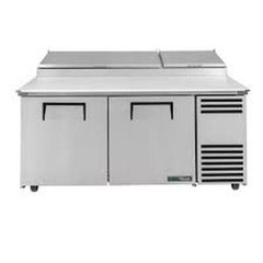 True TPP-AT-67-HC – 2 Solid Door 4 Shelf 67″W Pizza Prep Table