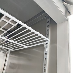 110V Commercial Refrigerator 163L Sandwich Salad Prep Table 1 Doors w/ 6 Pans