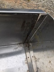 48” used 2 Door Commercial Refrigerated Sandwich Prep Table Works need Repairs