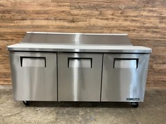 2023 True TSSU-72-18-HC 3-Door Sandwich Prep Station, 115v Serial No. 10712379