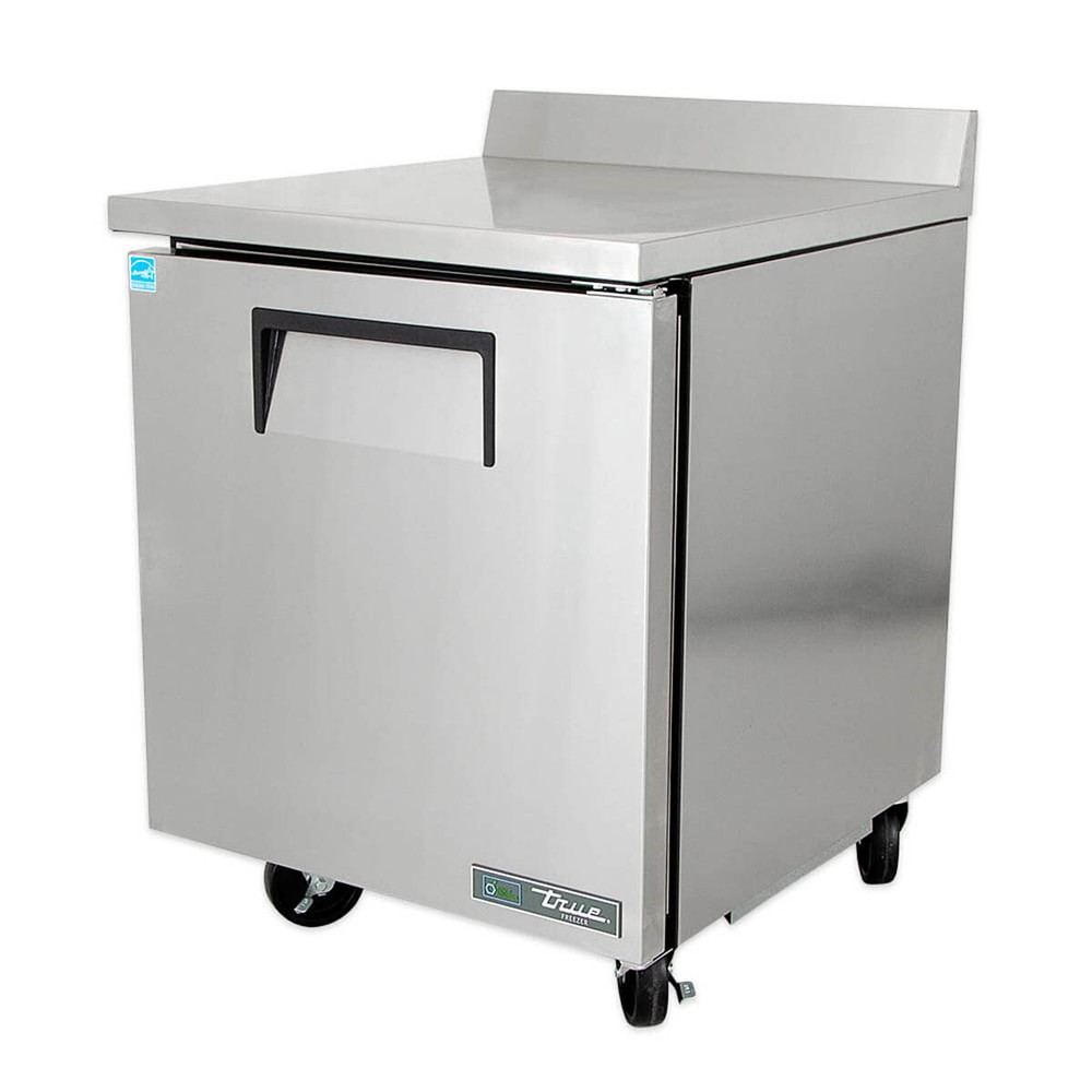 True TWT-27F-HC 27″ One Section Solid Door WorkTop Freezer, 6.5 Cu. Ft., 115v