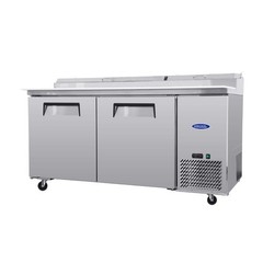 67″ Commercial Pizza-Sandwich Prep Table Fridge Durable Stainless Steel,20.3Cuft