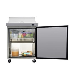 29″ Commercial Sandwich Salad Prep Table w/ Refrigerator & Cutting Board 8 Cu.Ft