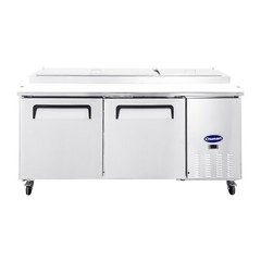 Polarman 67″ Pizza Prep Table with 2 Doors PLM-P67S