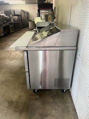 Used 60″ Turbo Air TST-60SD-24-D4-N 4 Drawer Refrigerated Prep Table 120V – WO1