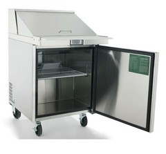 NEW 1 Door 28″ Refrigerated Mega Top Prep Table Cooler NSF Atosa MSF8305GR #2230
