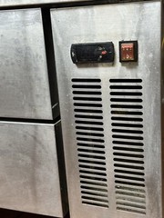 used Cpg 72″ gas countertop griddle with manual control & 4 drawer refrigerated