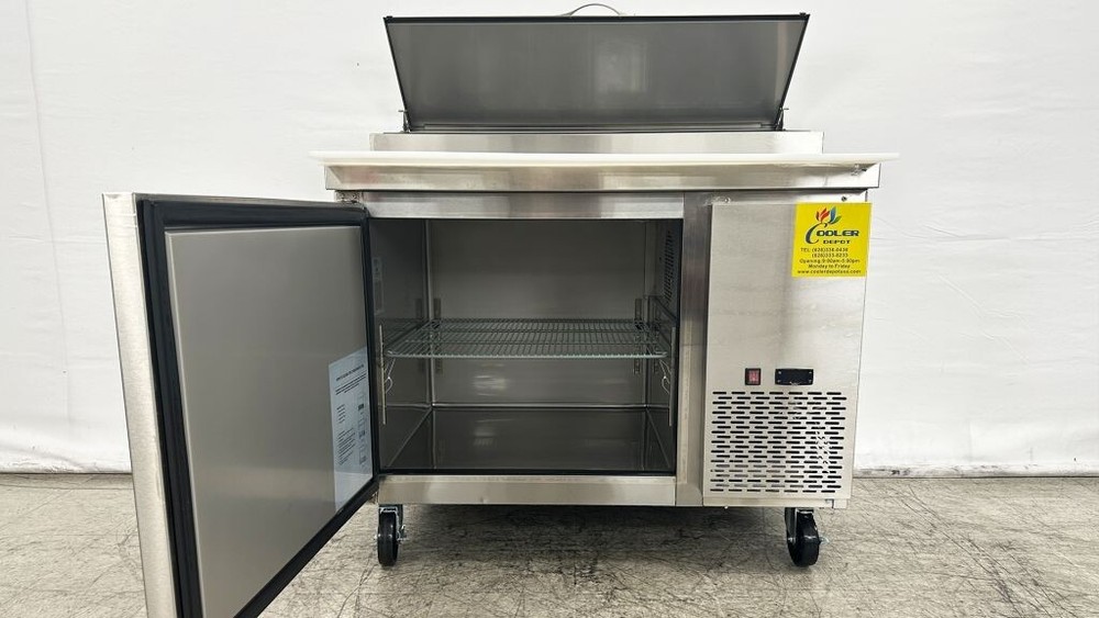 NEW 45″ Commercial Pizza Prep Work Table Refrigerator Cooler NSF ETL