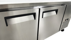 71″ Sandwich Prep Table 2 Door Pizza Cooler 9 Pan in Stainless Steel NSF ETL