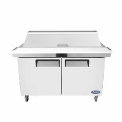 NEW 2 Door 60″ Refrigerated Prep Table Stainless Steel NSF Atosa MSF8303GR #2226