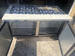 True 60” Mega Top Sandwich Prep Table, Excellent!