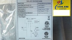 NEW 7 Pan Commercial Refrigerated Prep Table Countertop Salad Fruit Sauce NSF