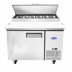 NEW 1 Door 44″ Refrigerated Pizza Prep Table Cooler NSF Atosa MPF8201GR #2228