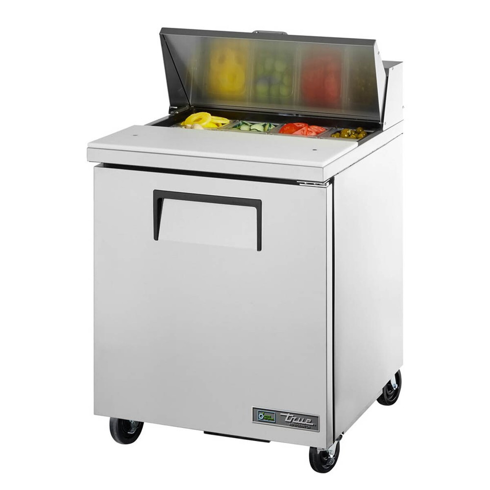 True TSSU-27-08-HC 27″ One Solid Door Sandwich / Salad Prep Table, 115V