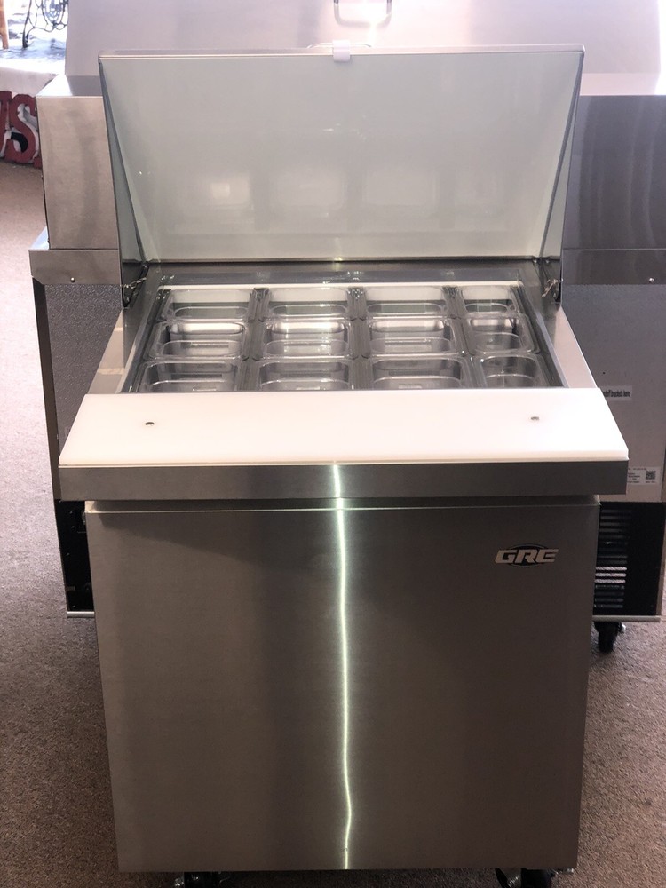 NEW 27″ 12 PAN MEGA TOP SANDWICH SALAD PREP REFRIGERATED STATION COOLER NSF