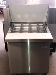 NEW 27″ 12 PAN MEGA TOP SANDWICH SALAD PREP REFRIGERATED STATION COOLER NSF