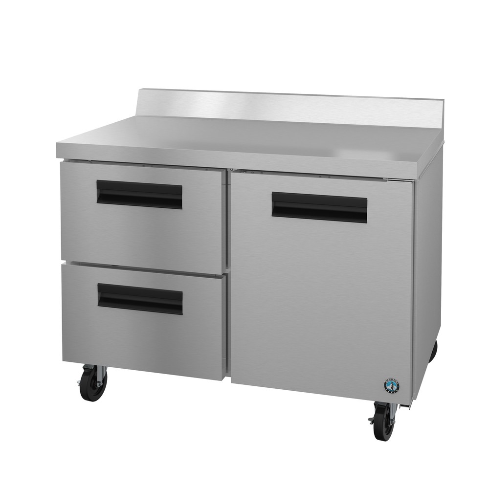 Hoshizaki WR48B-D2 48″ 2-Section Worktop Refrigerator w/ 2 Drawers & 1 Door, …