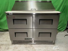2022 True TFP-48-18M-D-4 48″ Sandwich/Salad Prep Table w/ Refrigerated Base 2457