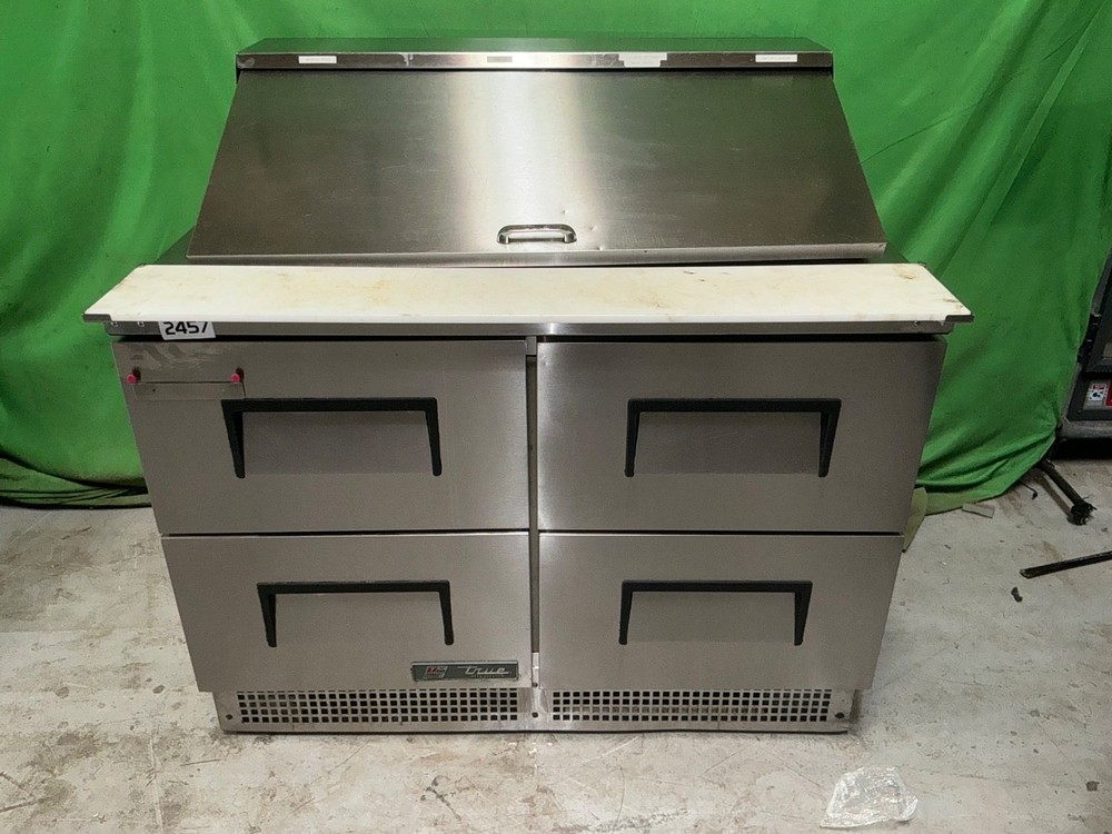 2022 True TFP-48-18M-D-4 48″ Sandwich/Salad Prep Table w/ Refrigerated Base 2457