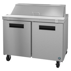 Hoshizaki SR48B-12 48″ Sandwich Top Prep Refrigerator with 2 Doors